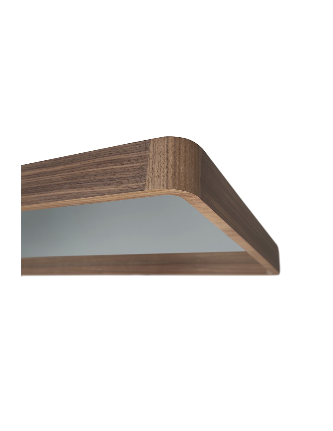 Espejo pared rectangular nogal