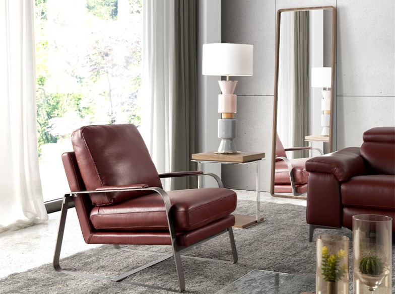 Espejo pared rectangular nogal