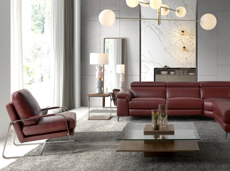 Espejo pared rectangular nogal