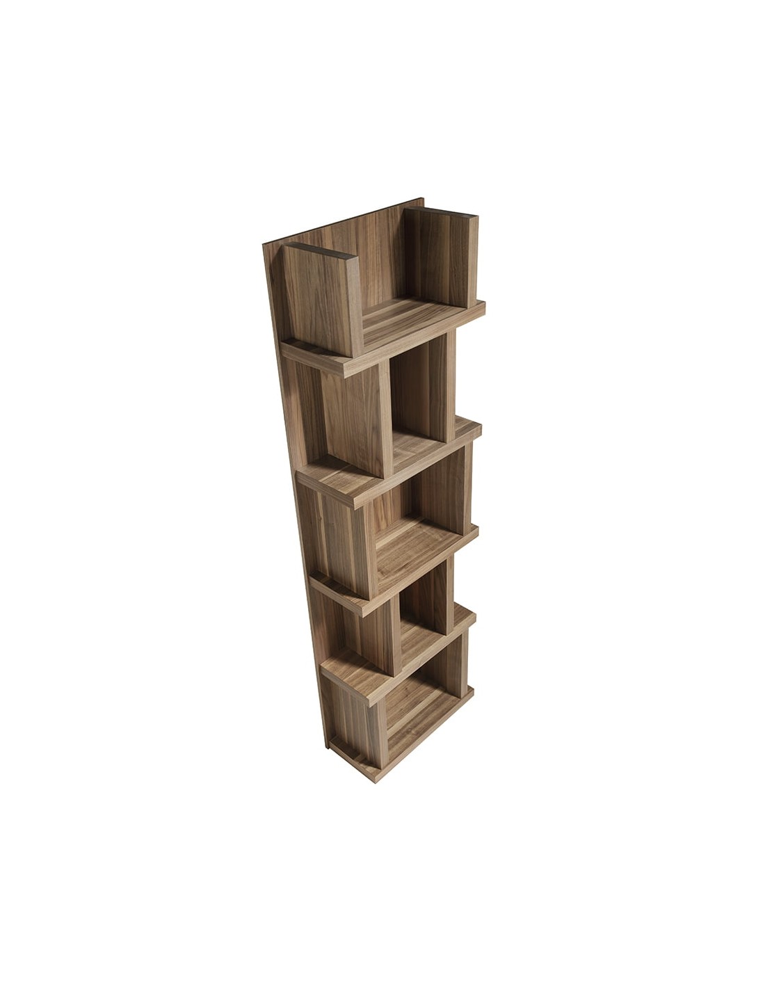 Estantería madera nogal