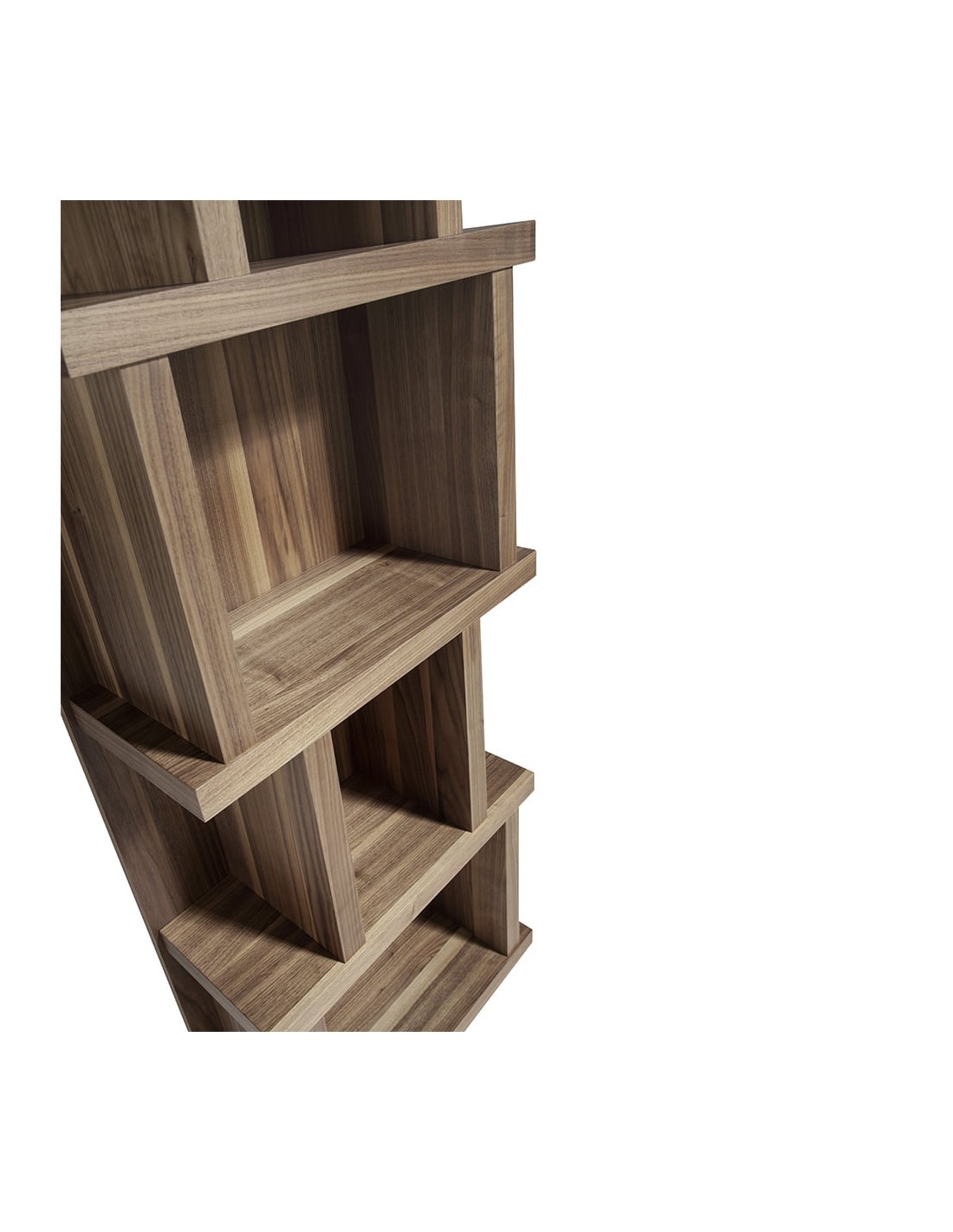 Estantería madera nogal