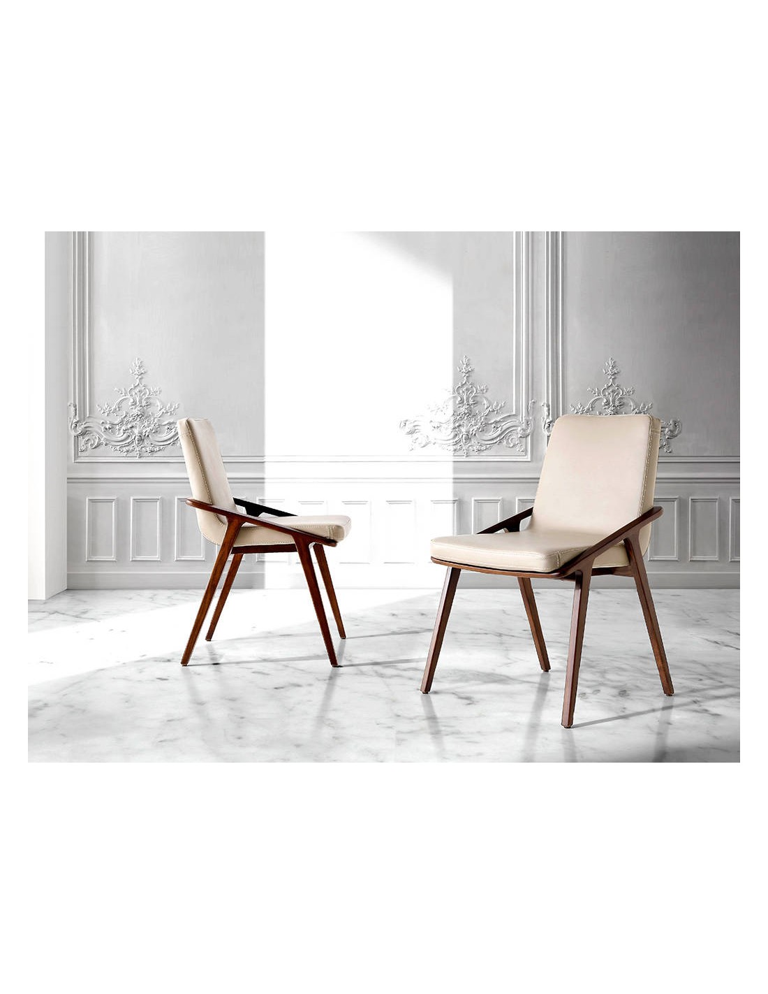 Silla polipiel visón