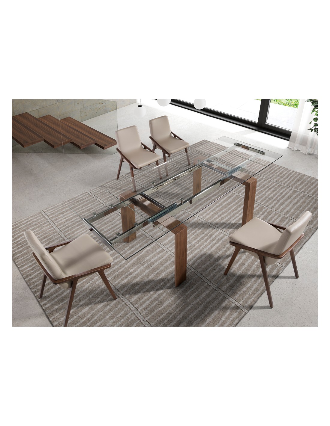 Silla polipiel visón