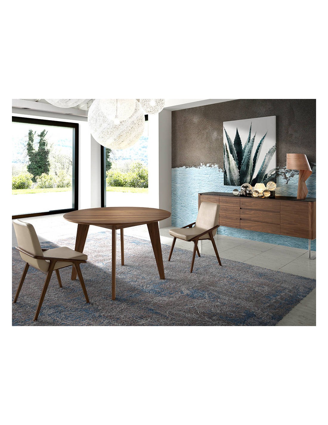 Silla polipiel visón