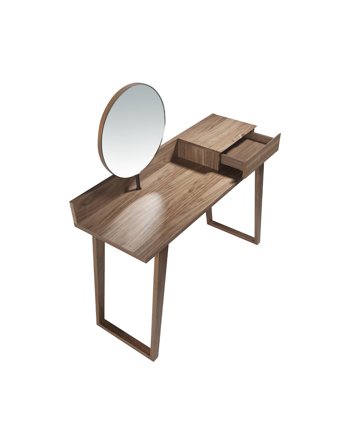 Tocador nogal con espejo