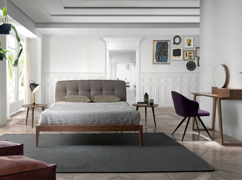 Tocador nogal con espejo