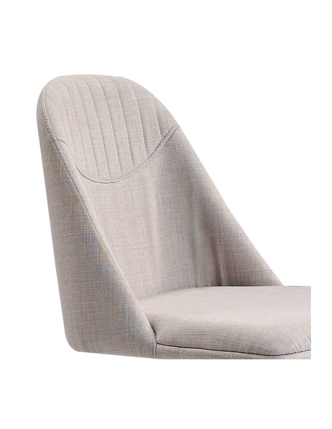 Silla giratoria tela gris