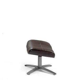 Ottoman piel marrón chocolate 2