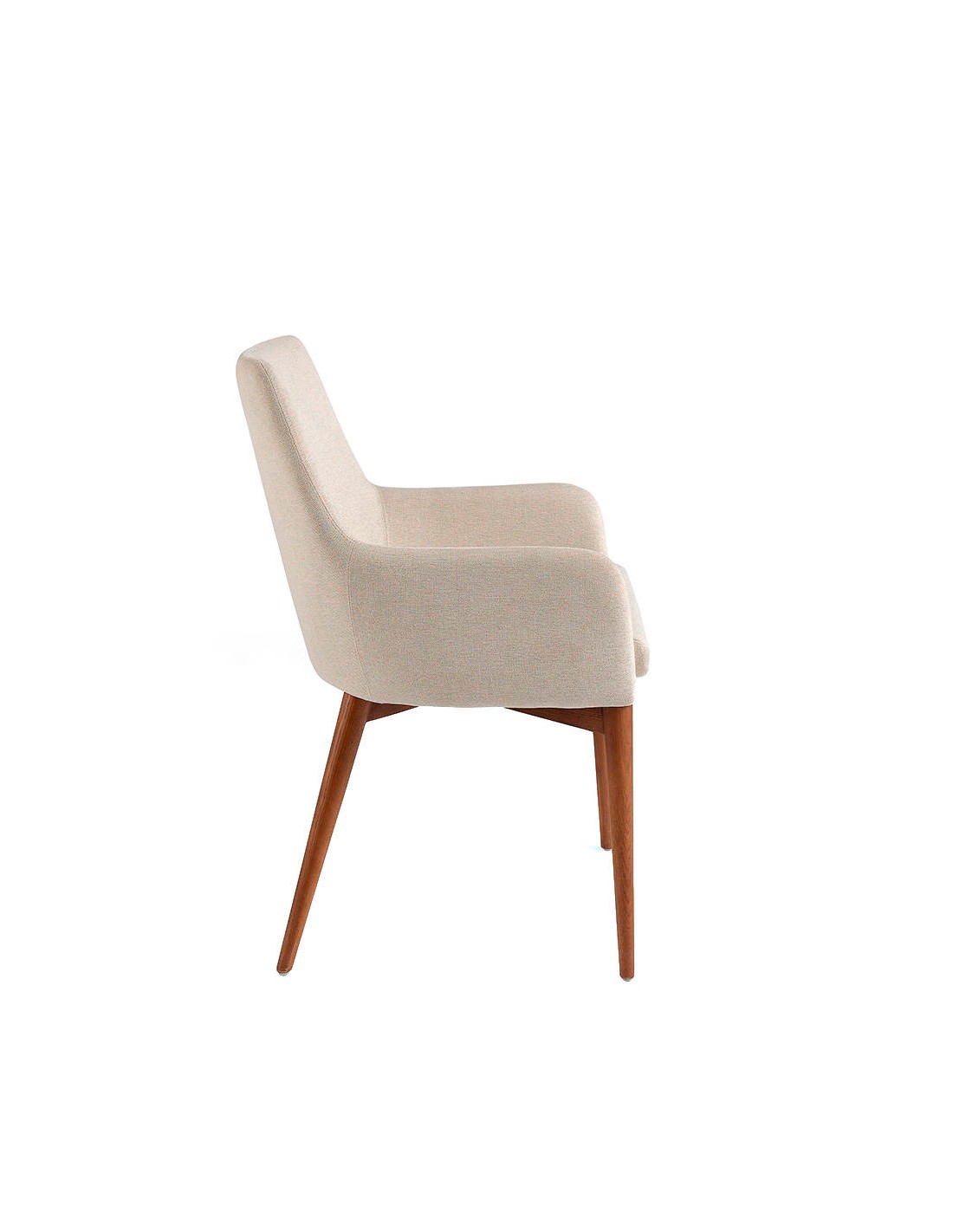 Silla tela beige