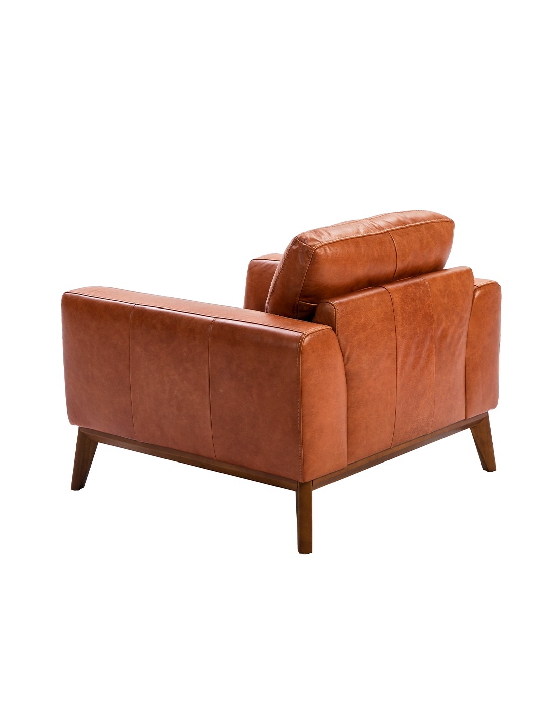 Sillón piel marrón