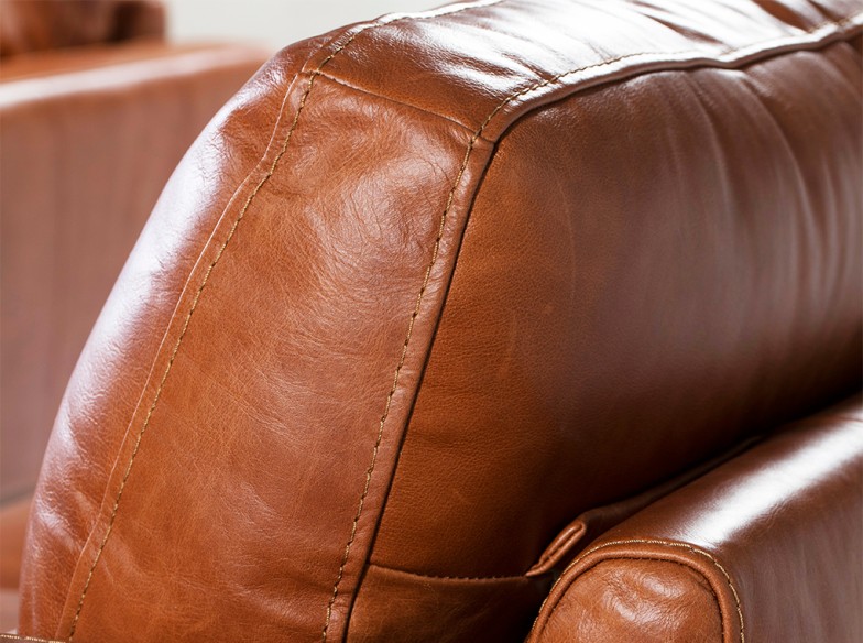 Sillón piel marrón