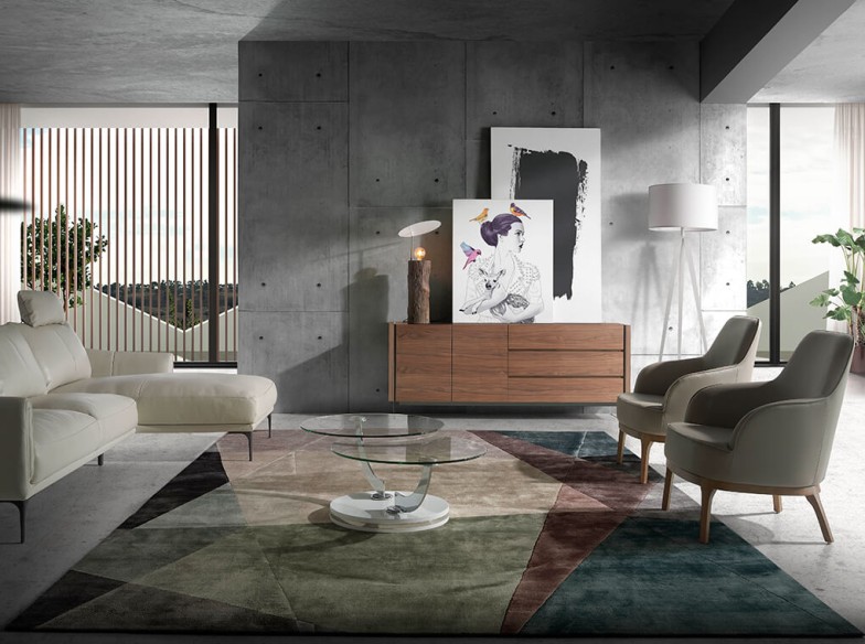 Sillón polipiel gris taupe