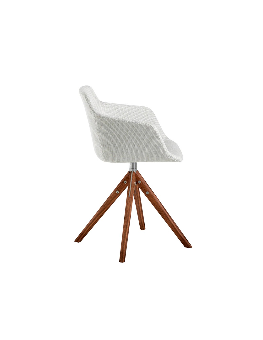 Silla giratoria tela beige