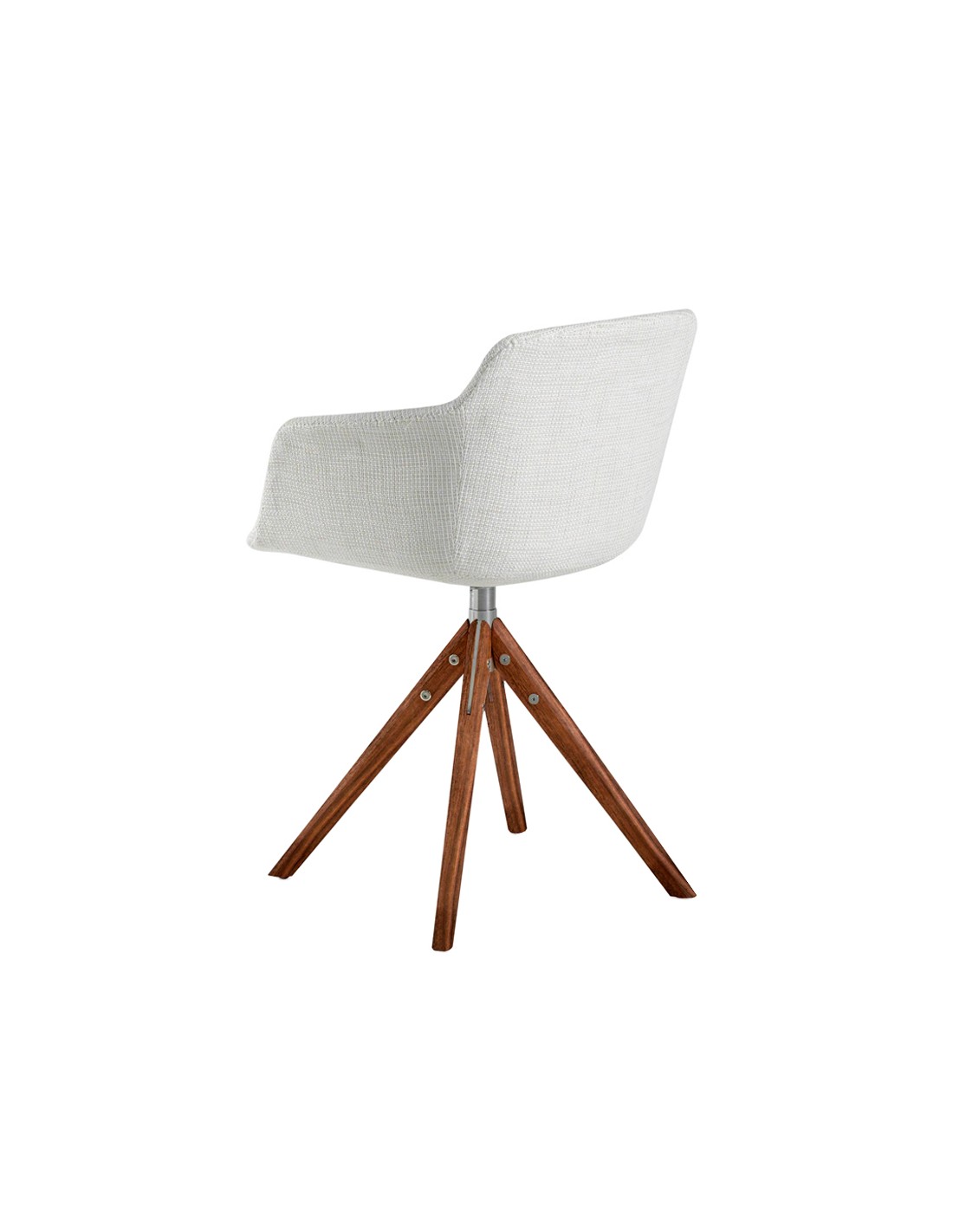 Silla giratoria tela beige