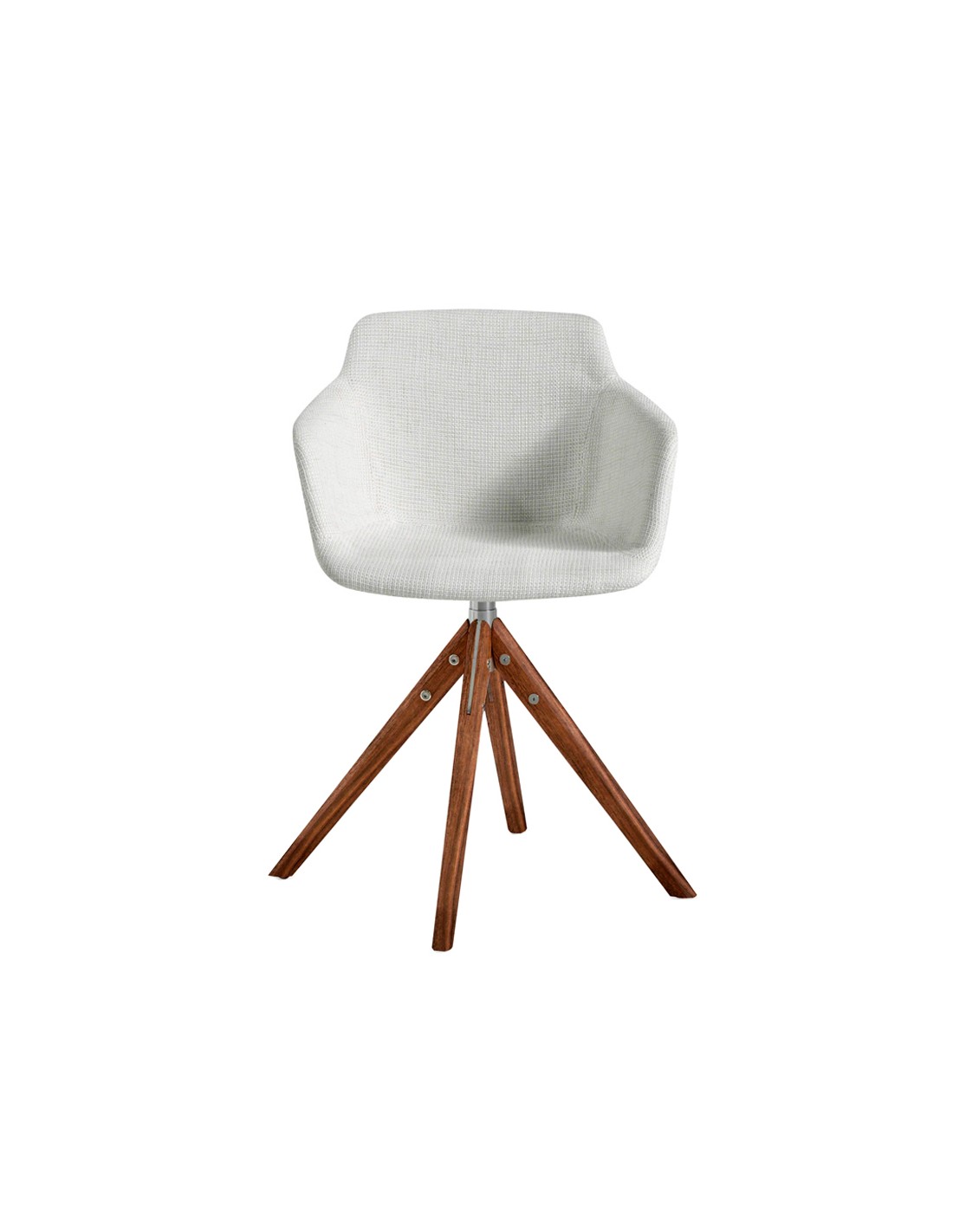 Silla giratoria tela beige