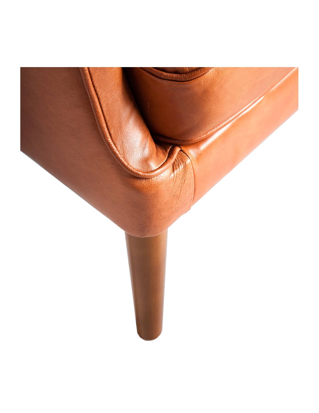 Sillón Chester piel marrón