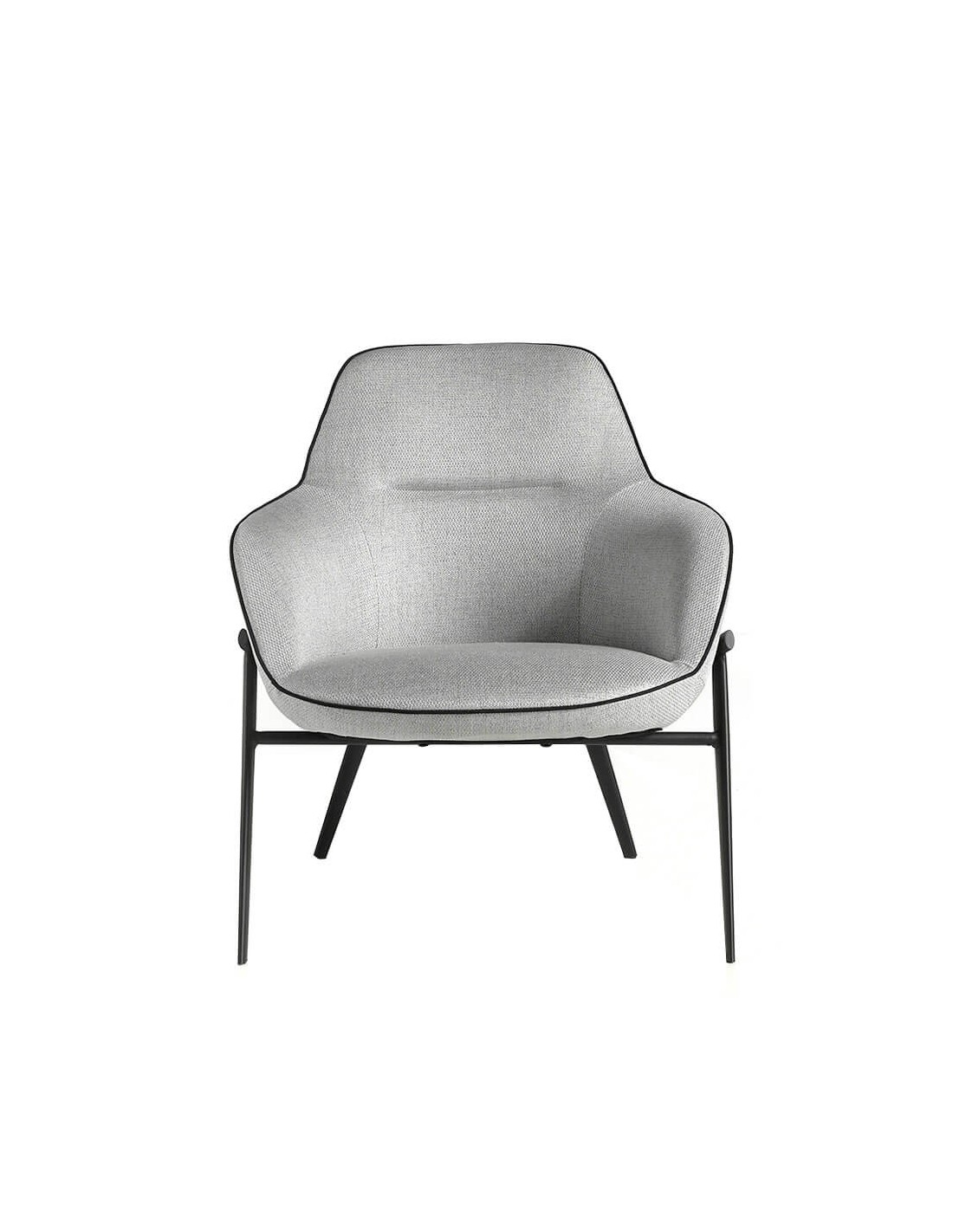 Sillón tela gris