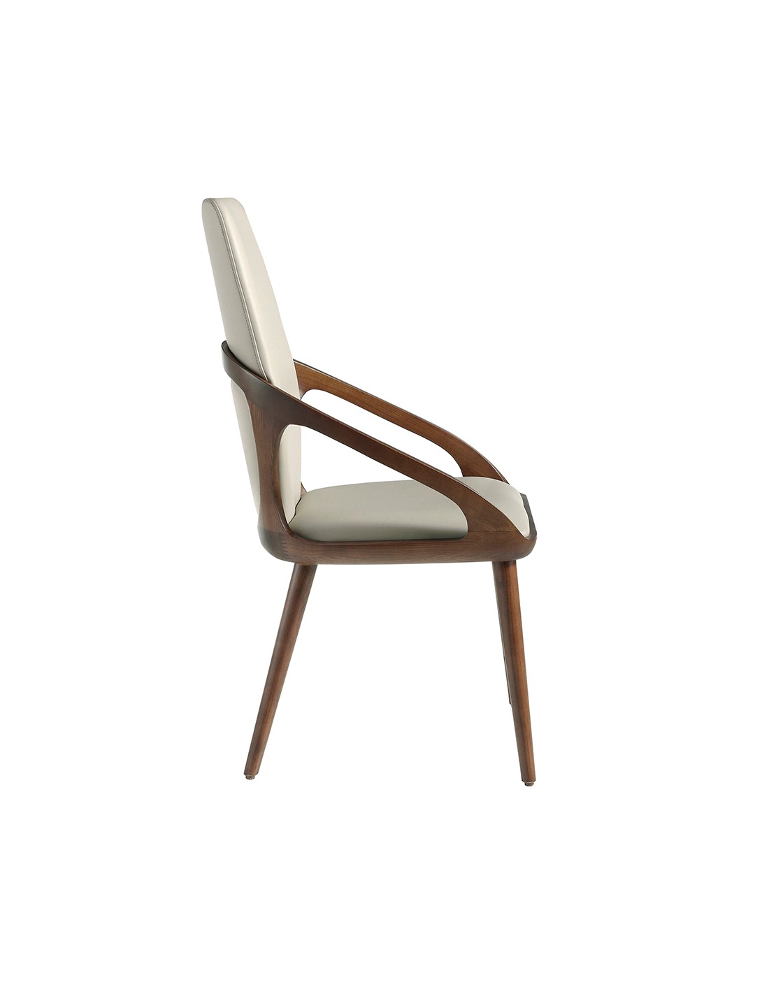 Silla polipiel crema