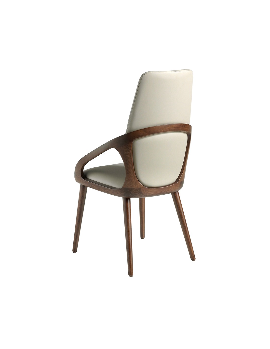 Silla polipiel crema