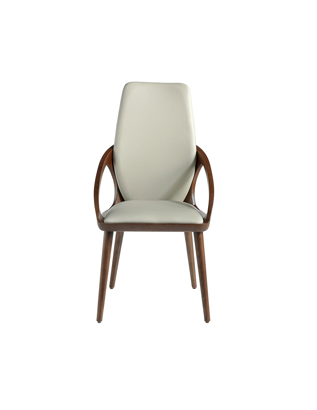 Silla polipiel crema