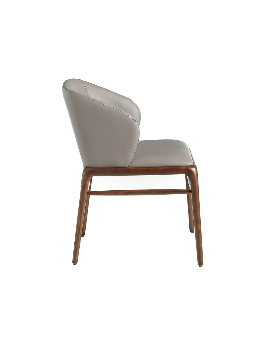 Silla polipiel visón oscuro