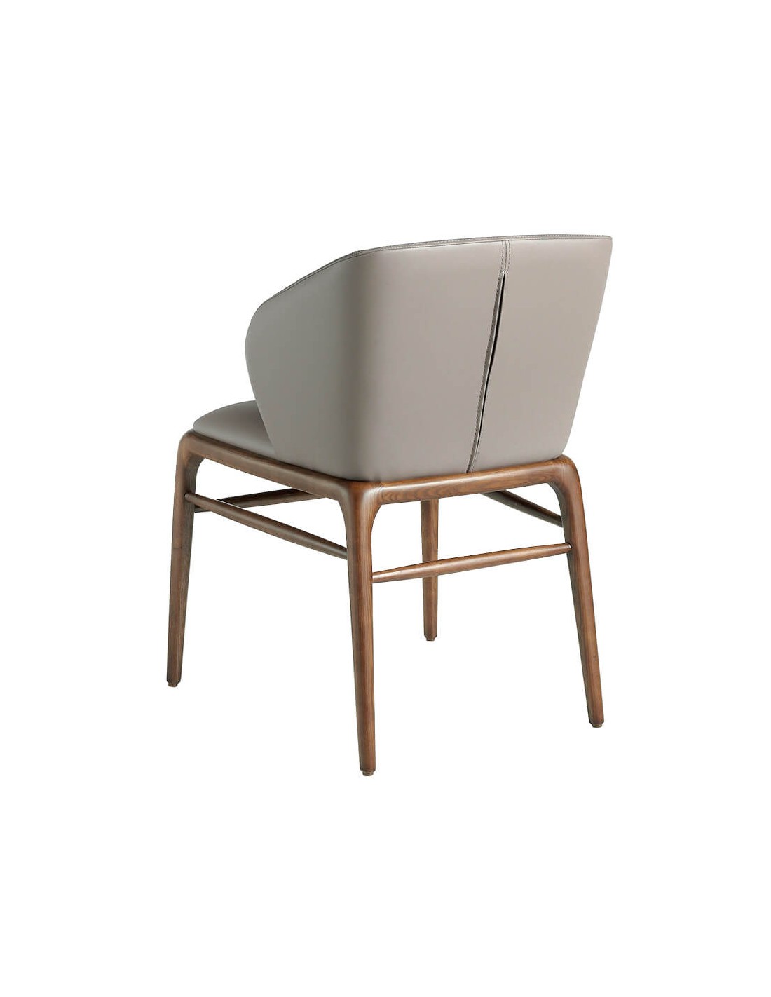 Silla polipiel visón oscuro