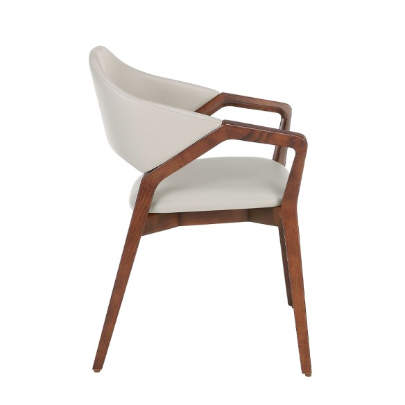 Silla polipiel visón