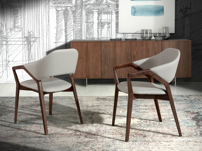 Silla polipiel visón