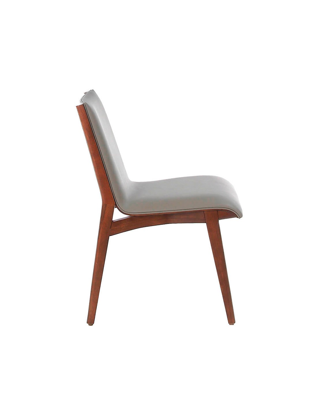 Silla polipiel visón oscuro