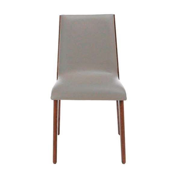 Silla polipiel visón oscuro