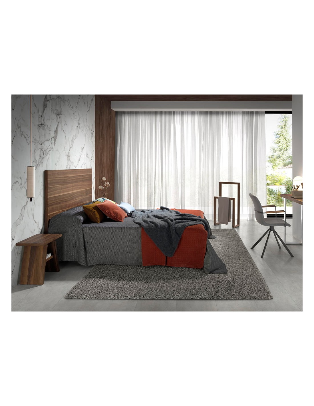 Galán de noche madera pino