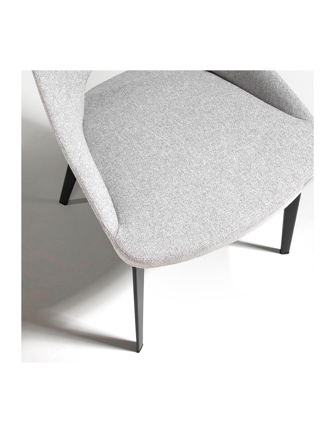 Silla tela gris