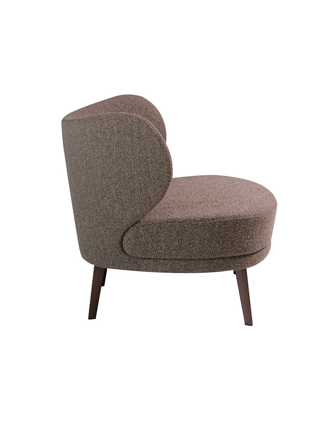 Sillón tela marrón