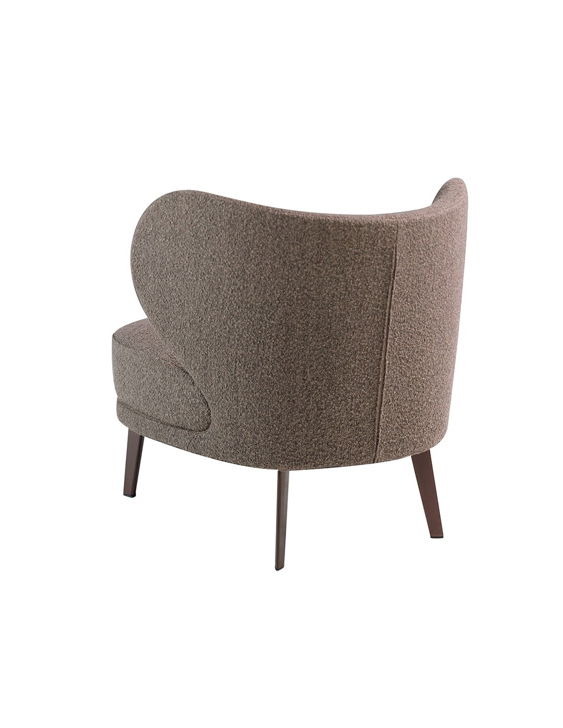 Sillón tela marrón