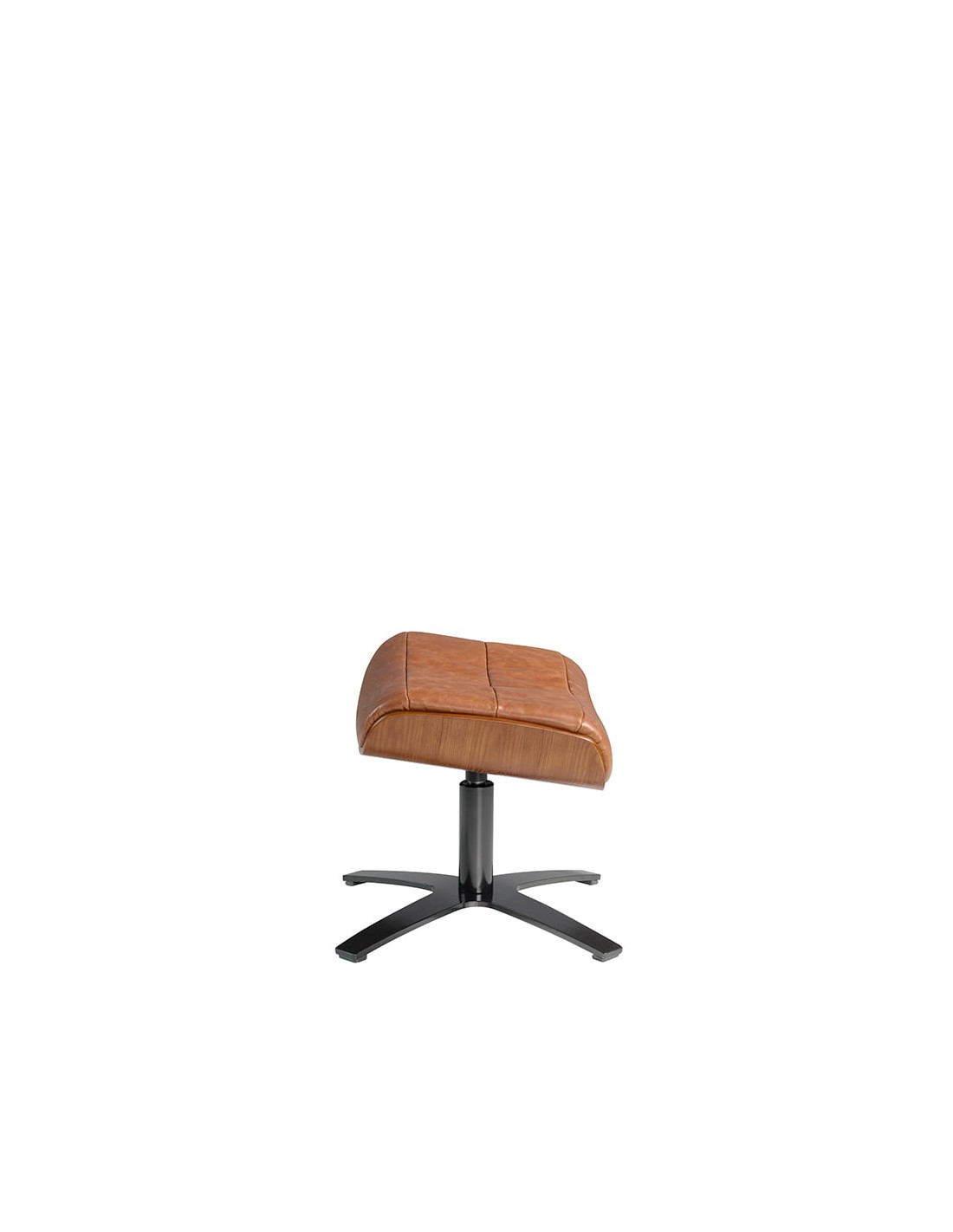 Ottoman piel marrón