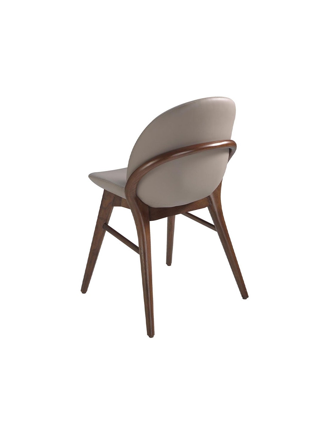 Silla polipiel visón oscuro