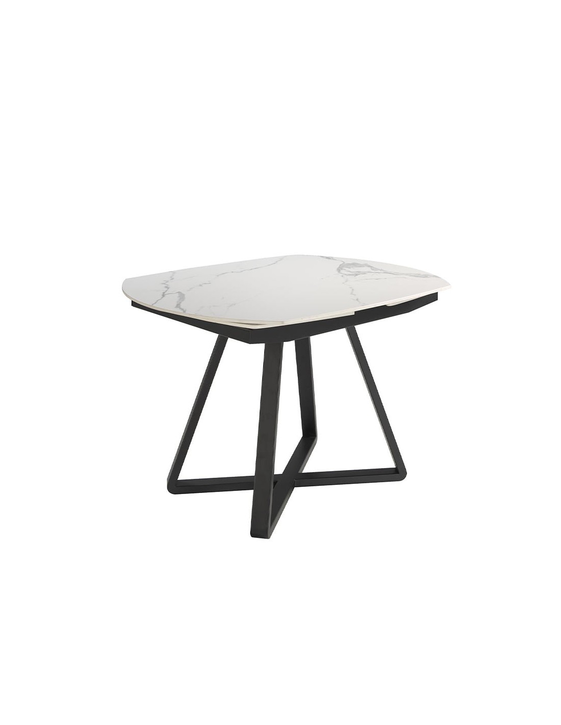 Mesa comedor extensible ovalada barril mármol...