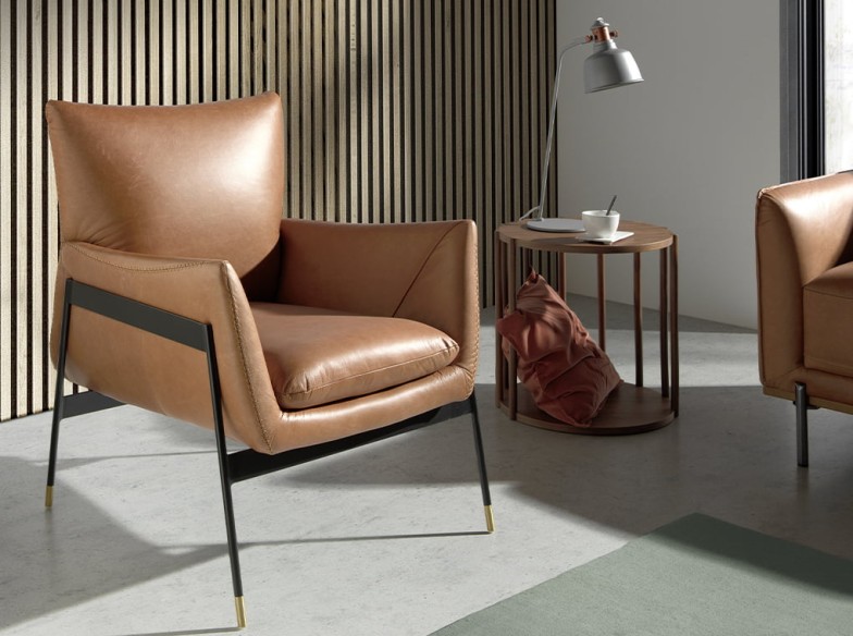 Lámpara de sobremesa acero gris y detalles bronce