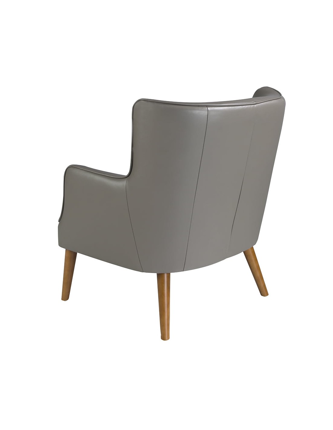 Sillón Chester piel gris oscuro