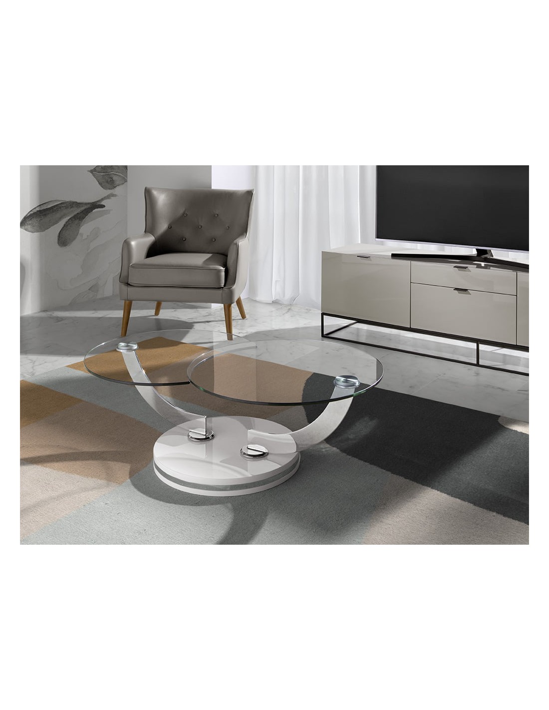 Sillón Chester piel gris oscuro