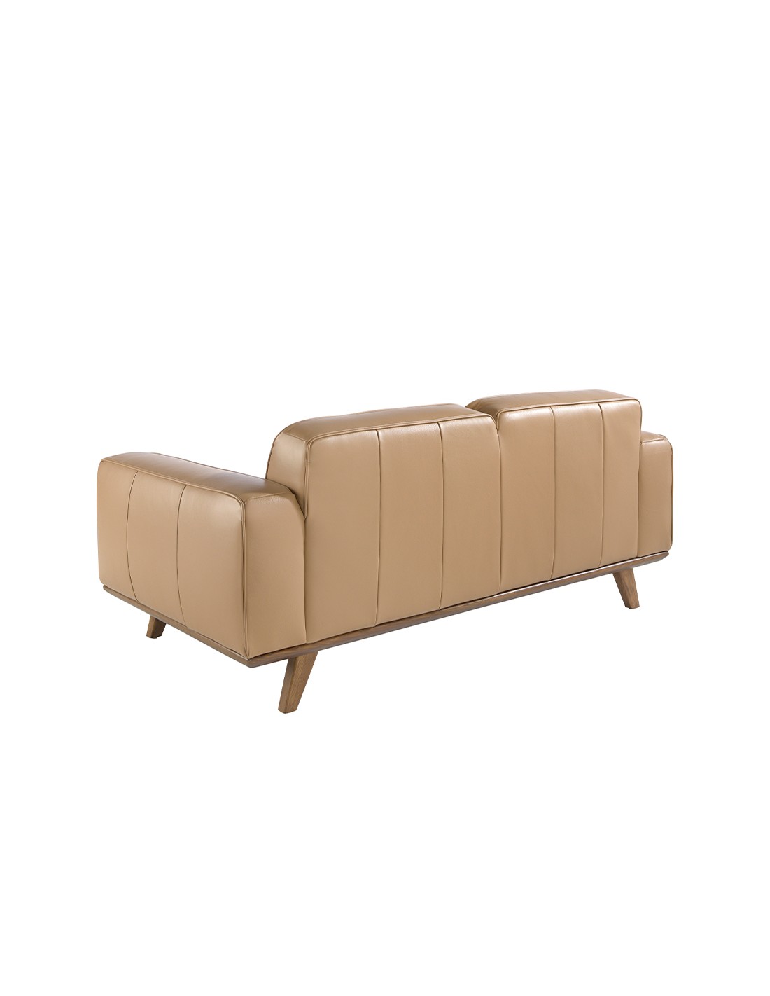 Sofá Chester 2 plazas piel arena