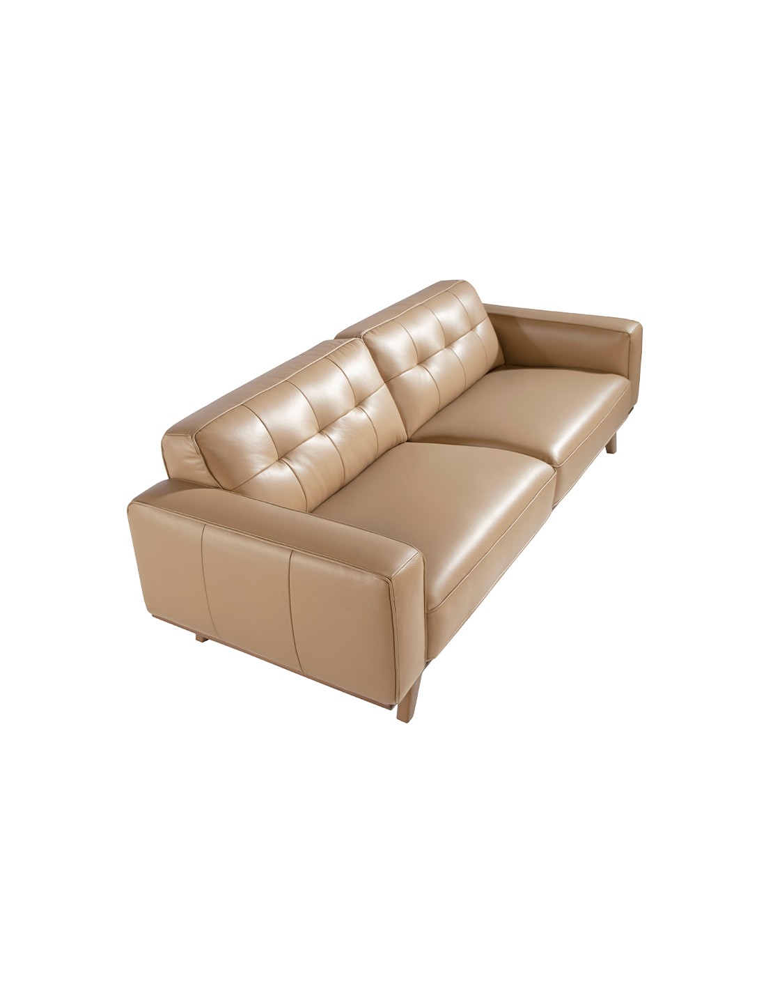 Sofá Chester 3 plazas piel arena