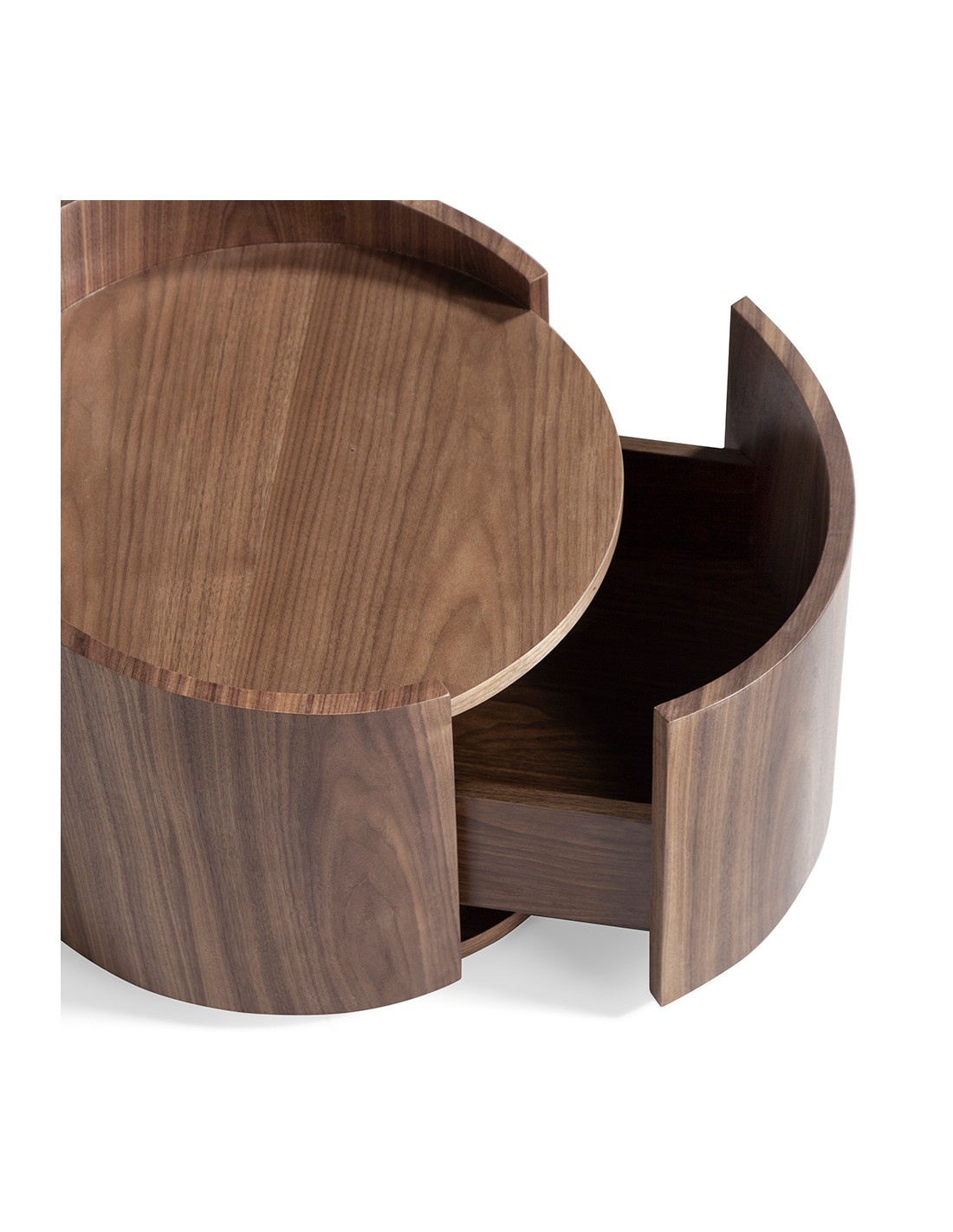 Mesita de noche nogal