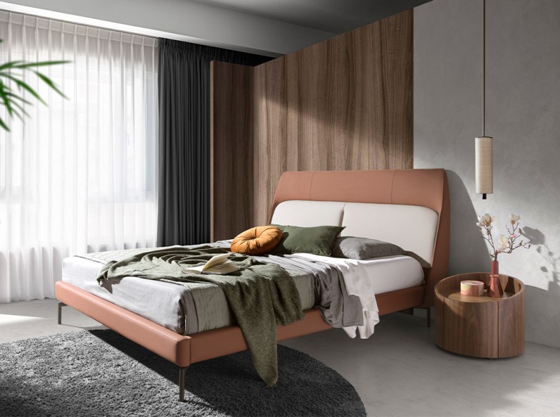 Mesita de noche nogal