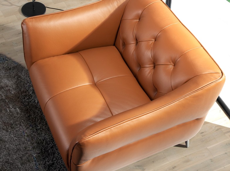 Sillón Chester piel marrón