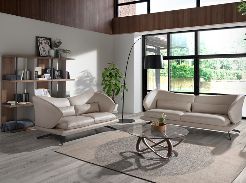 Lámpara de pie regulable en acero negro