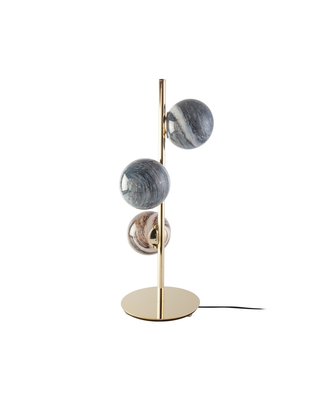 Lámpara de sobremesa en acero inoxidable