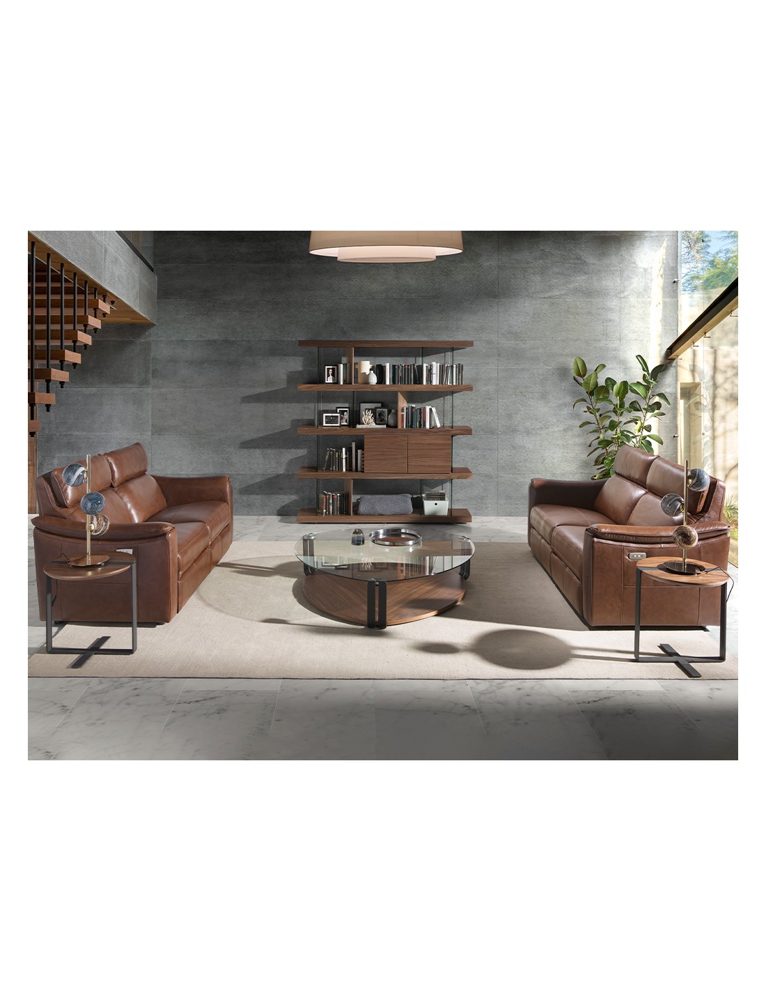 Lámpara de sobremesa en acero inoxidable