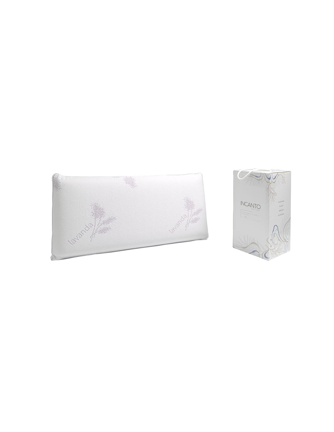 Almohada viscoelástica y perfume lavanda