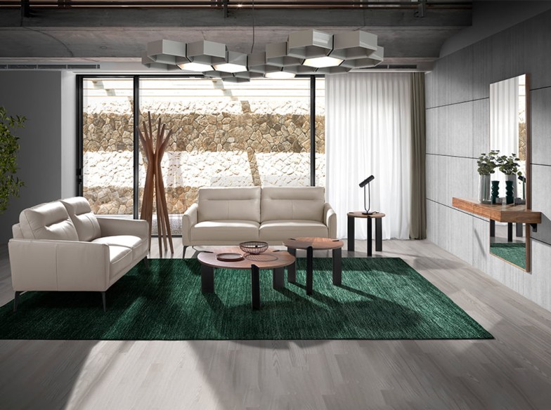 Perchero madera nogal